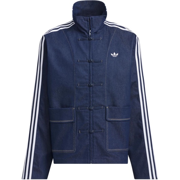 adidas Other - Adidas Originals Chinese Denim Jacket Blue For Unisex - Size S - JW196